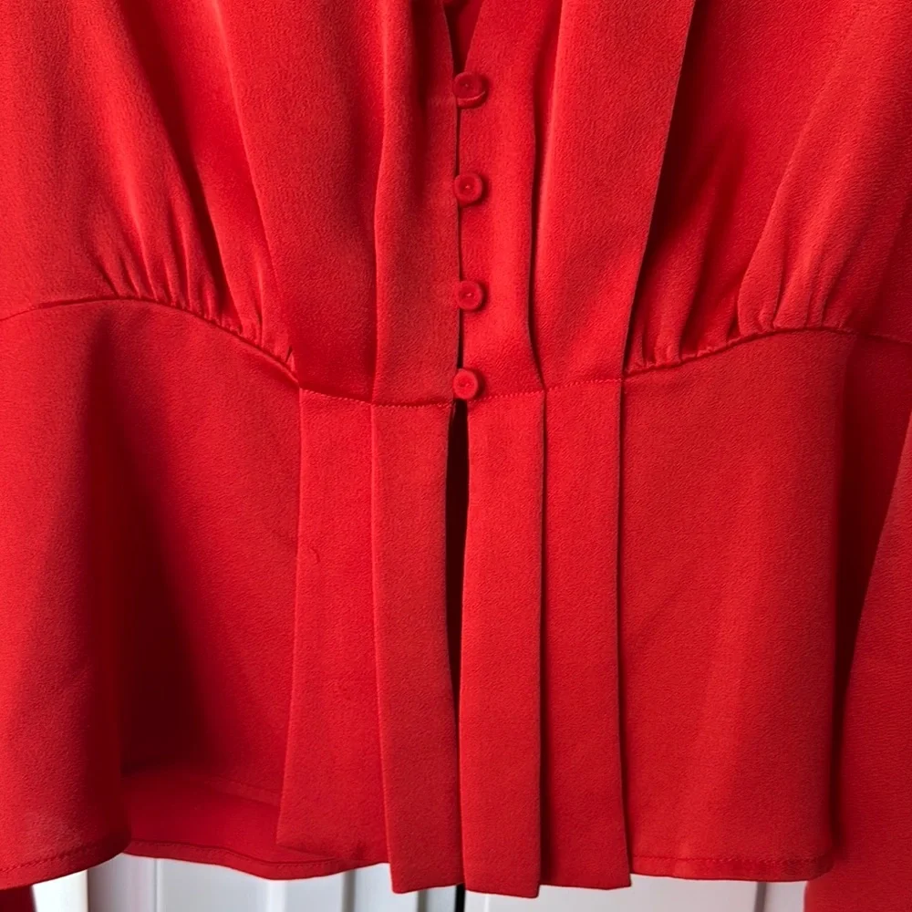 BCBGMaxAzria Vibrant Red Blazer - Picture 4 of 7